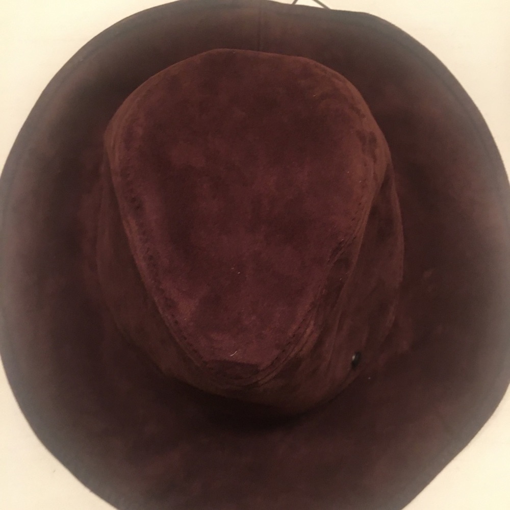 Maison Michel suede burgundy Hat S EnricoAuborgin